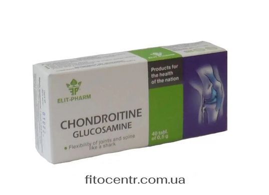Chondroitin with glucosamine Elit Pharm 40 tablets