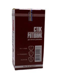 STIK Рятівник гепатопротектор Eliksir для підтримки печінки набір 10 стіків, 100 мл - 1