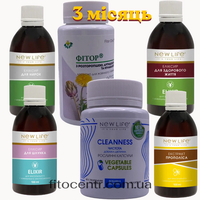 Антипаразитарная программа для очистки организма 3 місяці New Life - 4