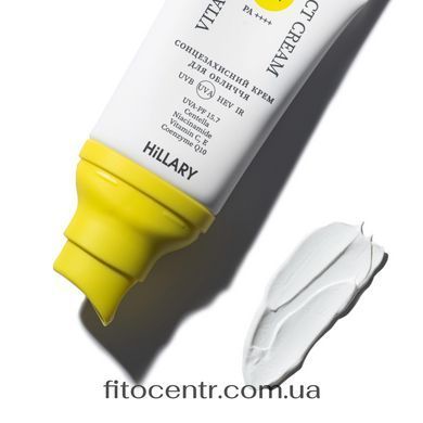 Sun Protection Mineral Powder Warm Medium SPF 30 + Sunscreen face cream SPF 30+ Hillary