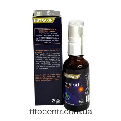 Спрей для горла Biota Propolis Spray Nutraxin с прополисом 30 мл - 4