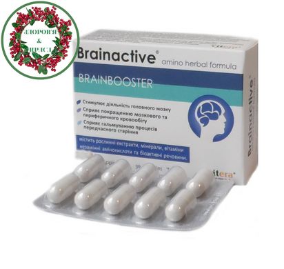 Брейнактив улучшает мозговое кровообращение и работу мозга 30 капсул - 1