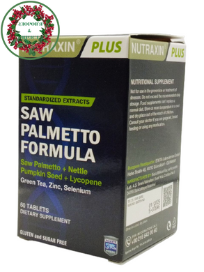 Saw Palmetto Formula для здоровья простаты и мужской силы в целом Nutraxin Biota 60 таблеток - 4