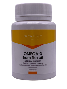 Omega-3 from fish fat New Life pnzhk 60 capsules