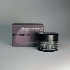 Крем для лица для мужчин глубокого питания с эффектом приятной прохлады 50 мл Mesonia - 1