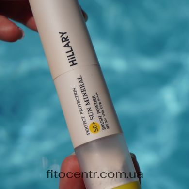 Сонцезахисна мінеральна пудра прозора з SPF 50 + Сонцезахисний крем для обличчя SPF 50 + Hillary - 11