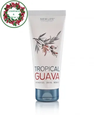 Гель для душа тропическая гуава Tropical guava 200 мл Новая жизнь - 1