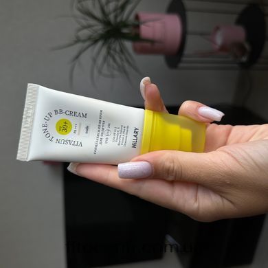 Sunscreen BB cream SPF30+ Nude + Cleansing set for dry skin Hillary