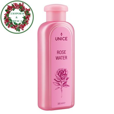 Розовая вода очищает и освежает кожу 250 мл Unice - 3