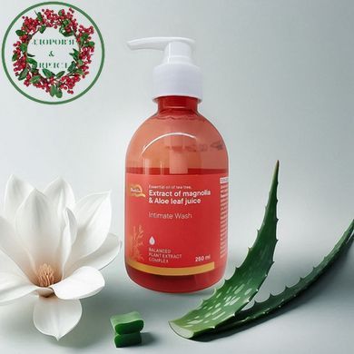 Гель для интимной гигиены с маслом чайного дерева и соком алоэ 250 мл Dahlia - 3