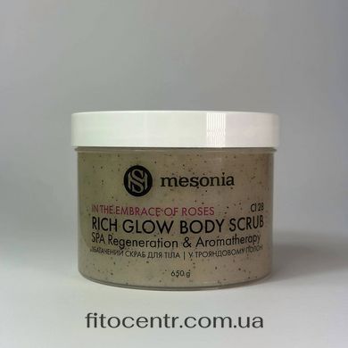 Body scrub rose Mesonia enriched 650 ml